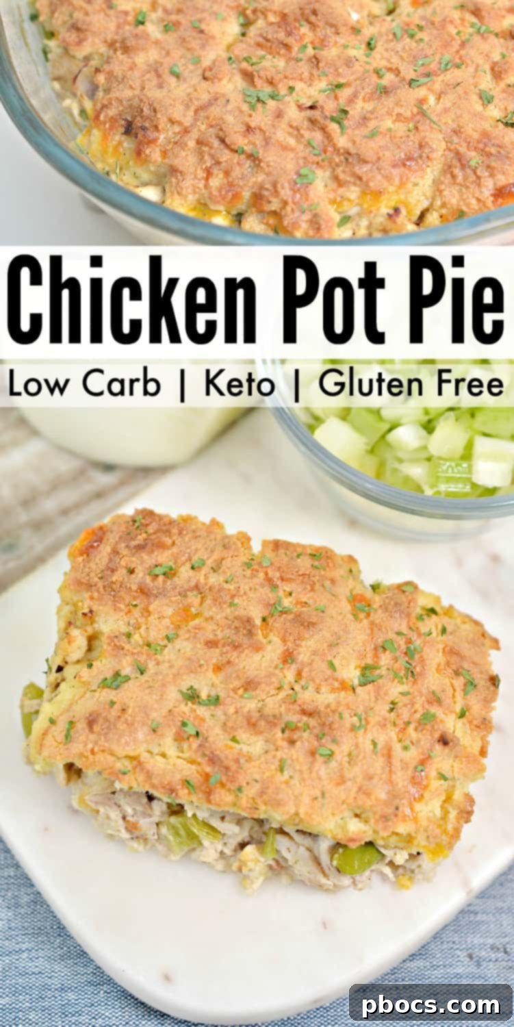 Cheddar Garlic Crusted Keto Chicken Pot Pie 4 Keto Chicken Pot Pie With Cheddar Garlic Crust