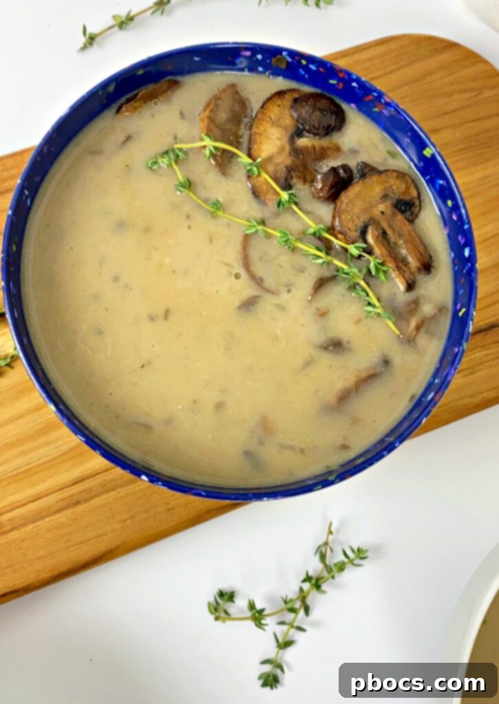 Velvety Low Carb Mushroom Soup 4 Low Carb Creamy Mushroom Soup