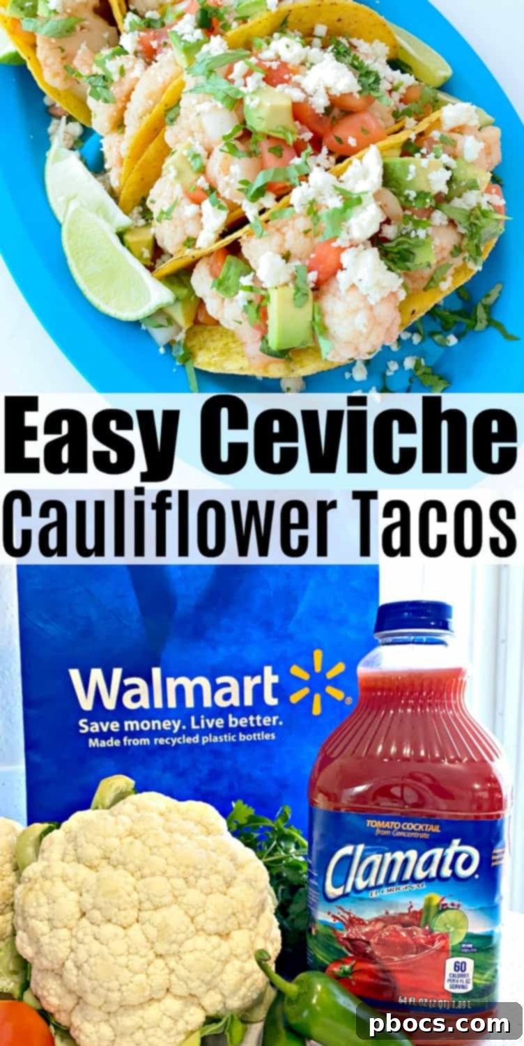Vibrant Cauliflower Ceviche Tacos 15 Pin for later: Cauliflower Ceviche Tacos