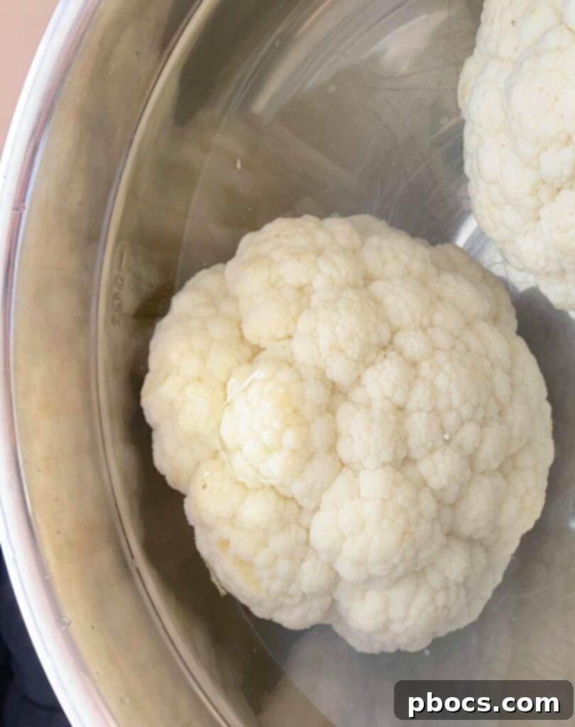 Vibrant Cauliflower Ceviche Tacos 9 Boiling cauliflower for ceviche