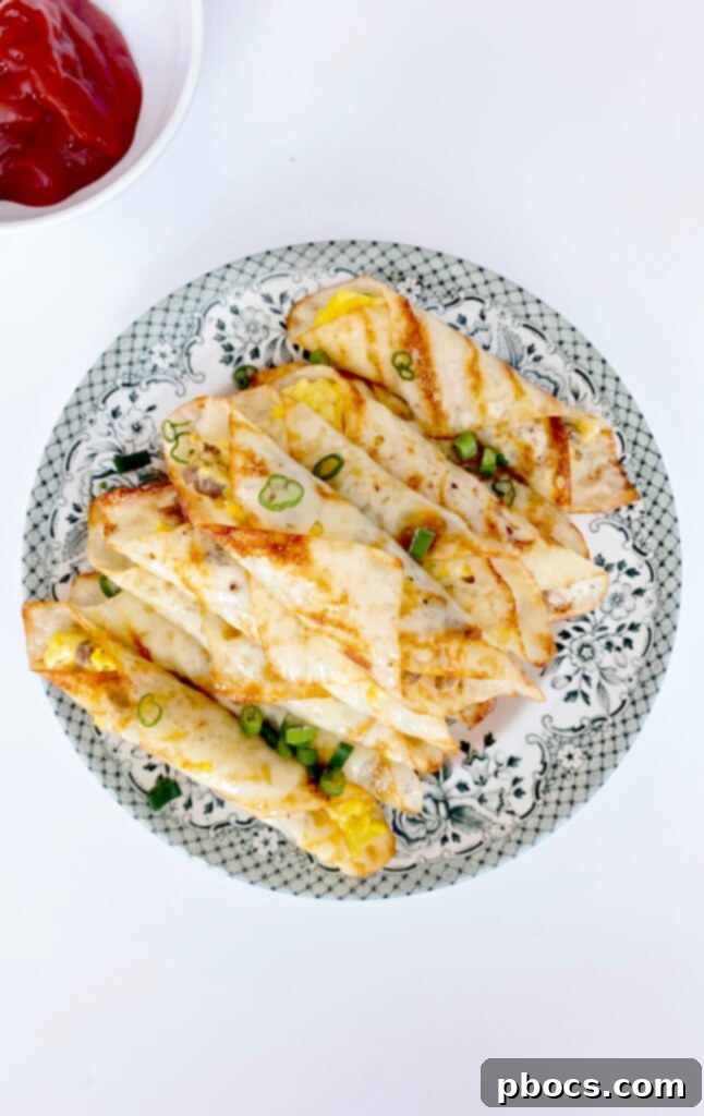 Savory Keto Breakfast Pinwheels 4 Keto Breakfast Roll Ups showing the delicious filling inside