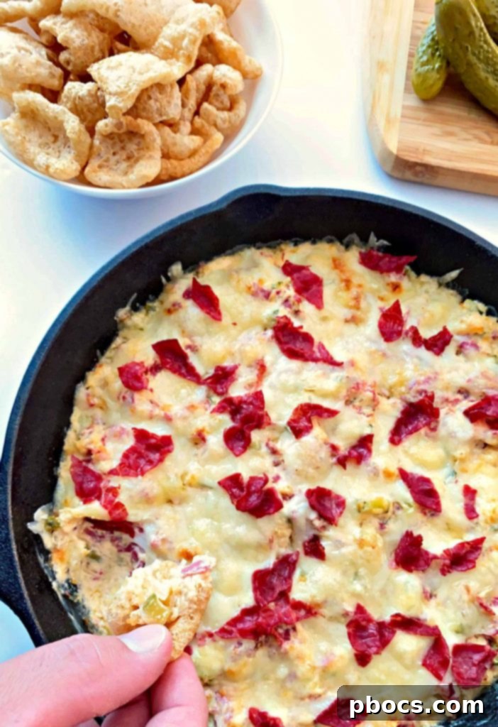 Preparing the ingredients for Keto Reuben Dip