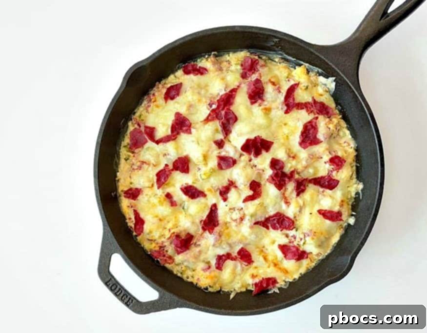 Ingredients for Keto Reuben Dip laid out on a cutting board
