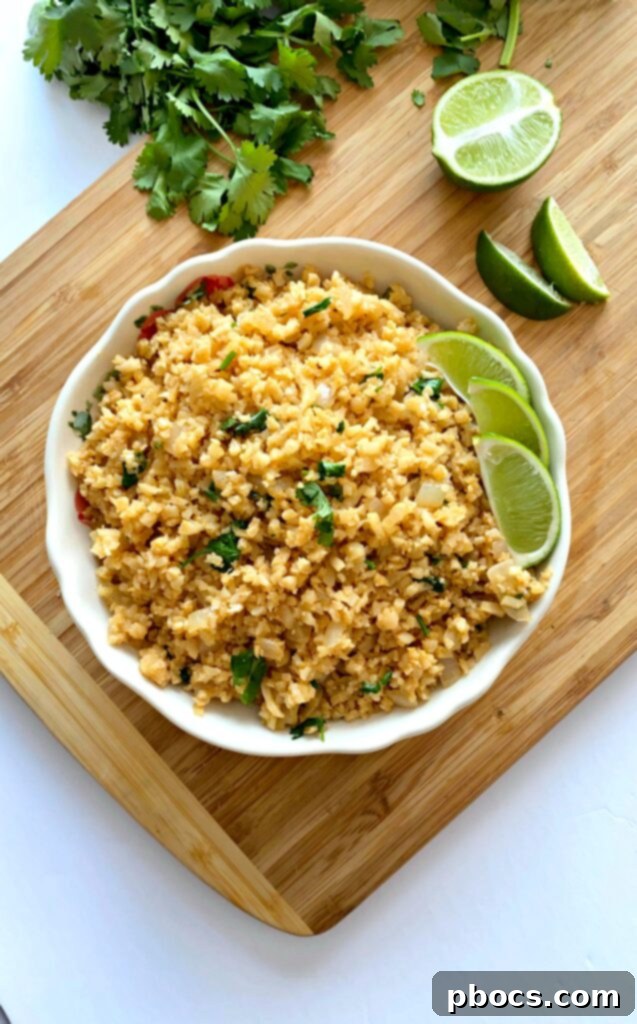 Keto Mexican Cauliflower Rice - A delicious low-carb alternative