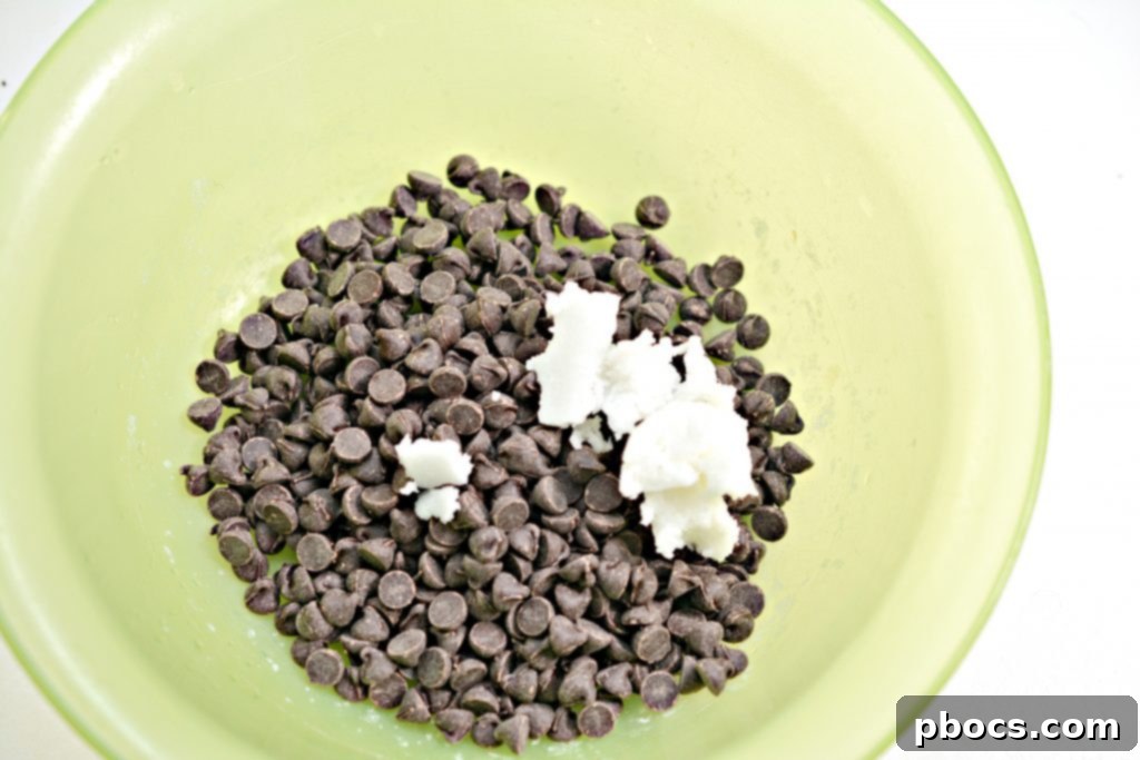 Guilt-Free Easter Chocolate Bunnies 7 Smooth Melted Keto Chocolate Mixture