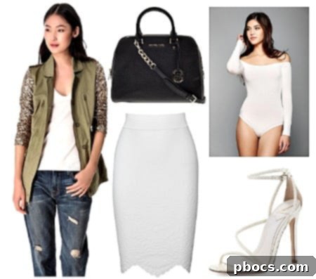 Shimmering Sleeves Twill Jacket 2 Twill Jacket With Sequin Sleeves