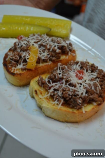 The Dish: Sweet & Tangy Sloppy Joe in a bowl