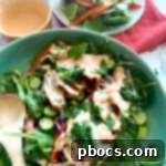 Low Carb Buffalo Chicken Salad Recipe card image.