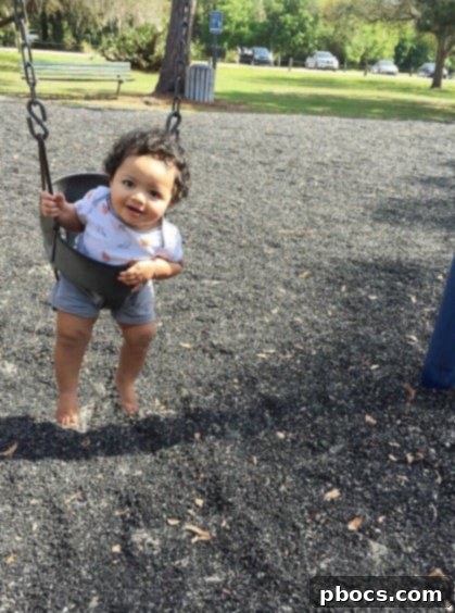 Toddler enjoying the Florida sun
