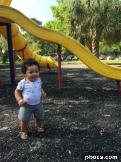 Mom and toddler enjoying Florida beach