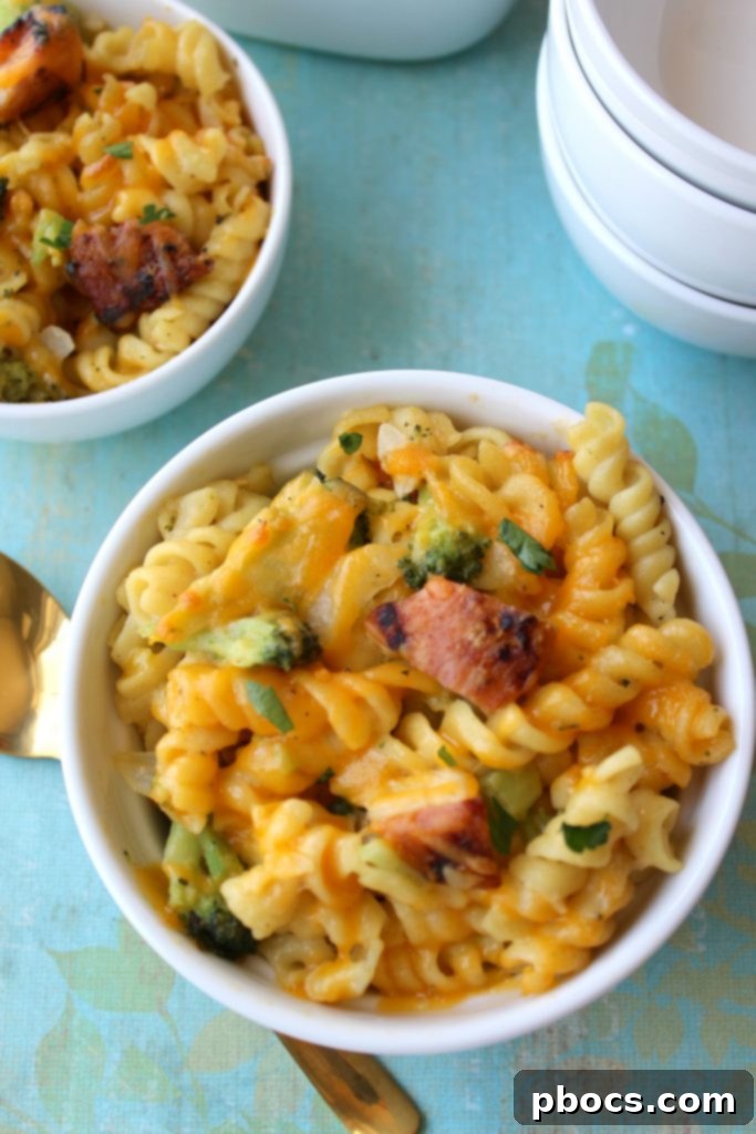 Healthy Chicken Broccoli Pasta Casserole