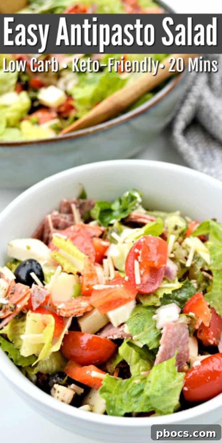 Low Carb Antipasto Salad Recipe