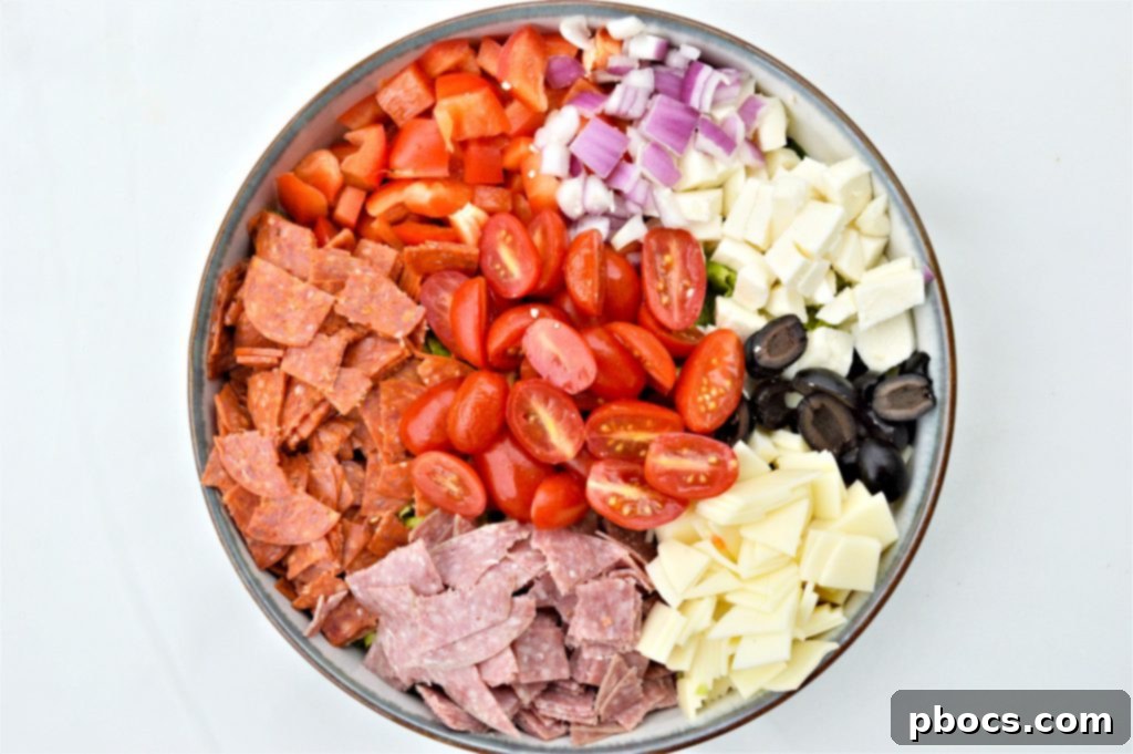 Low Carb Antipasto Salad Recipe