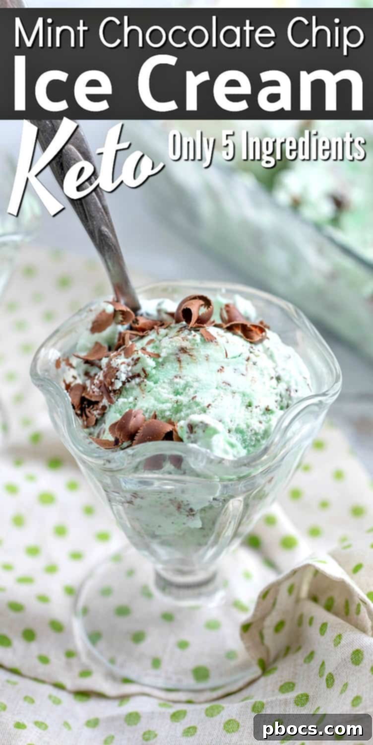 Refreshing Keto Mint Chocolate Chip Ice Cream 9 Keto Mint Chocolate Ice Cream