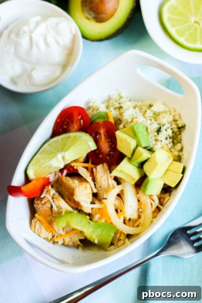 Low Carb Fajita Bowl Recipe