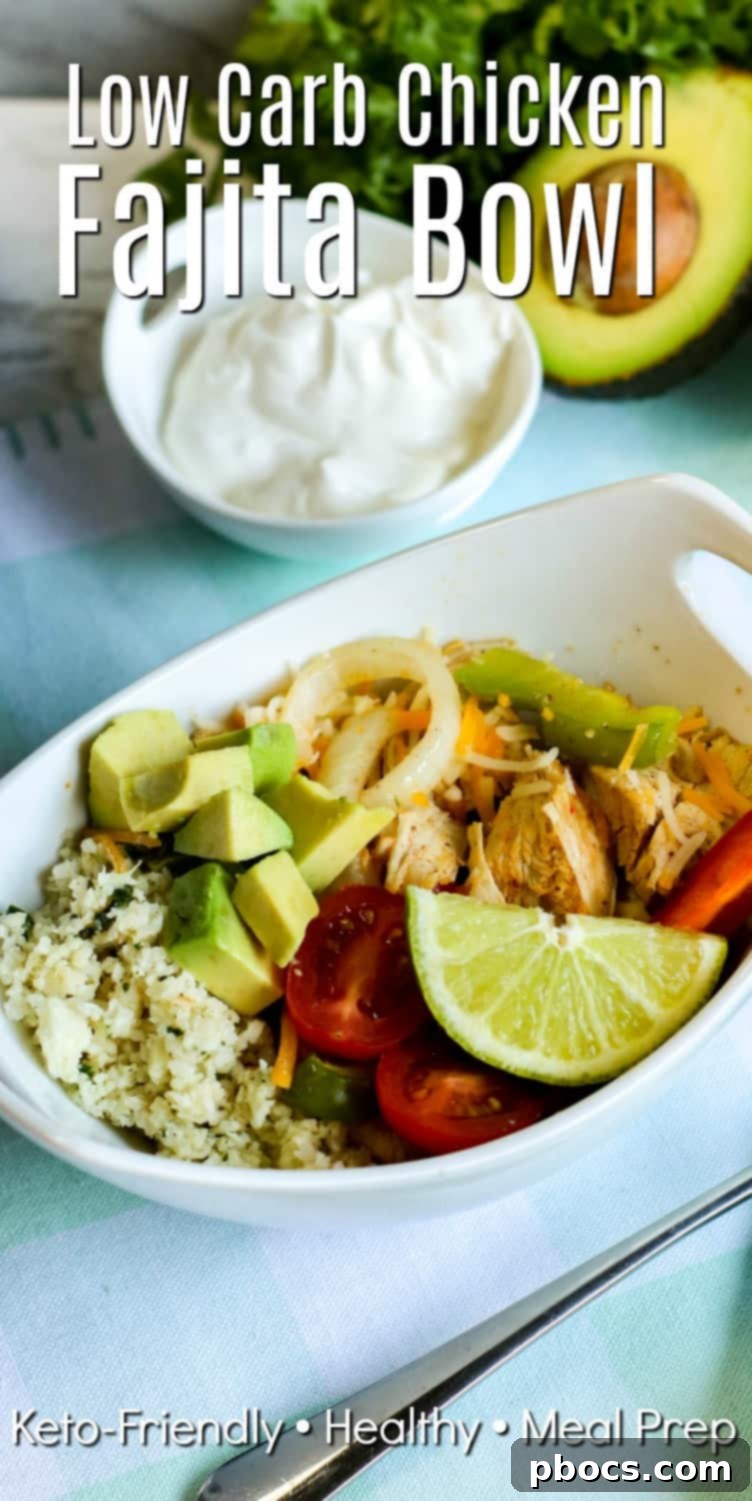 Low Carb Fajita Bowl Recipe