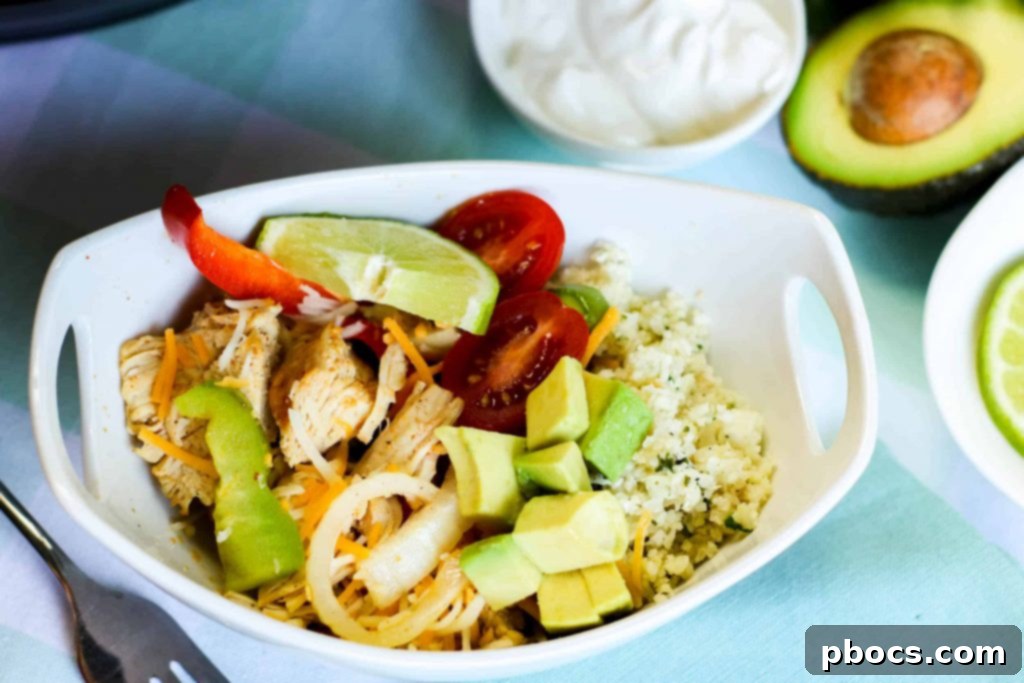 Low Carb Fajita Bowl Recipe
