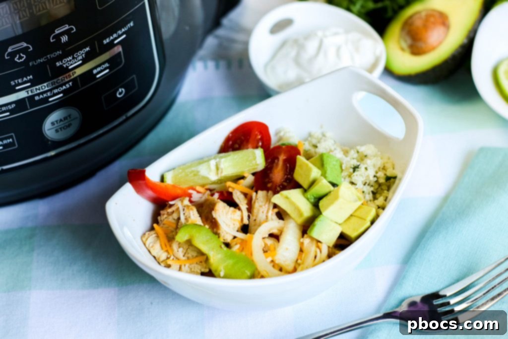 Low Carb Fajita Bowl Recipe