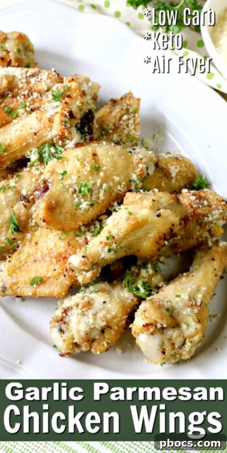 Crispy Garlic Parmesan Keto Wings 16 Low Carb Garlic Parmesan Chicken Wings Recipe