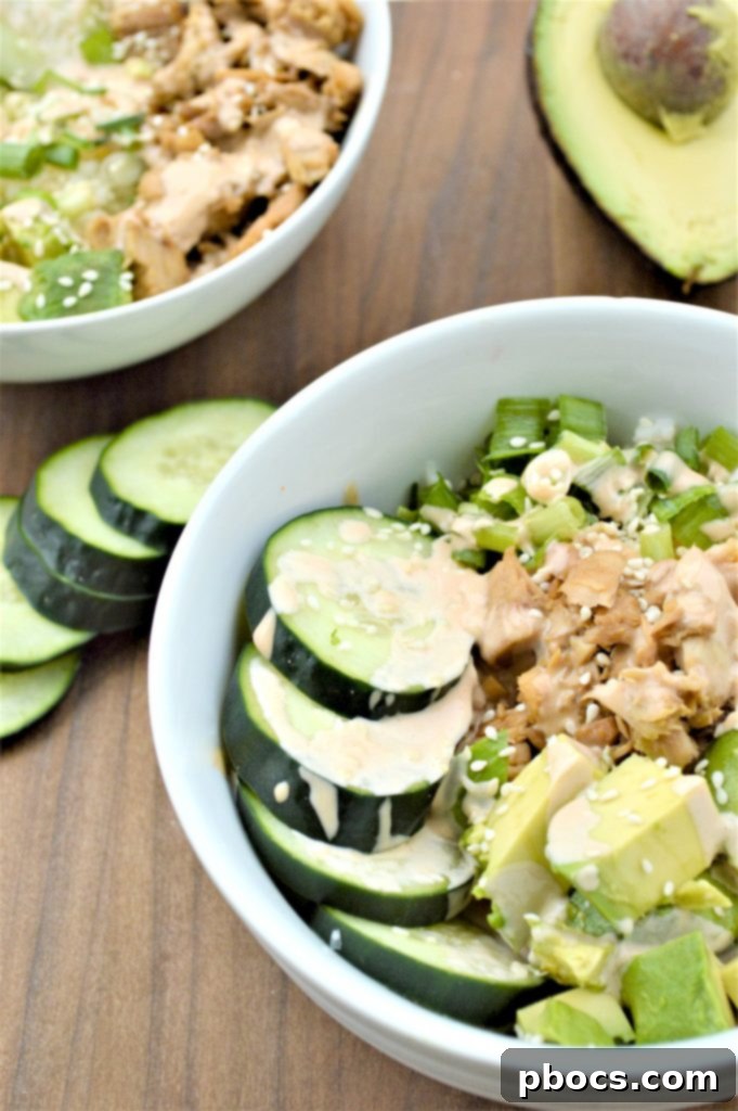 Low Carb Tuna Sushi In A Bowl