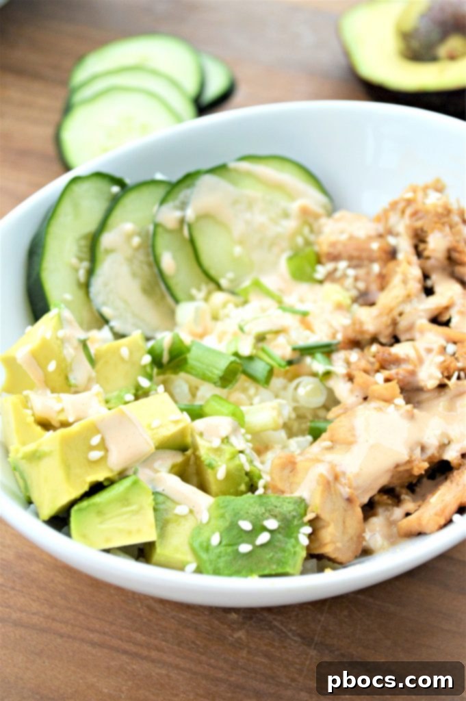 Low Carb Tuna Sushi In A Bowl