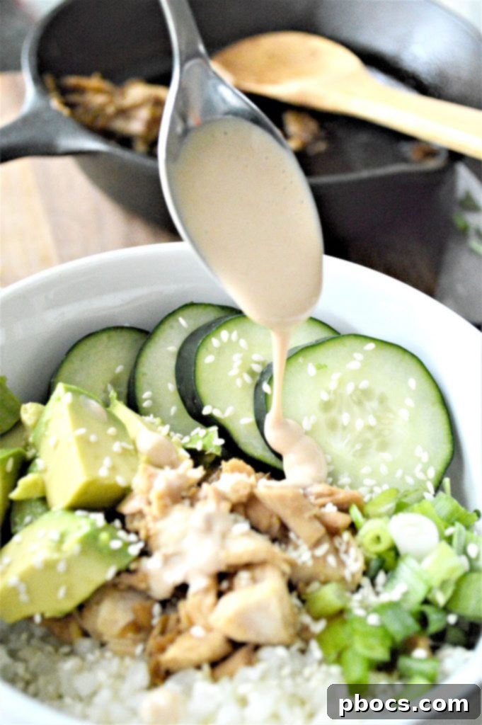 Low Carb Tuna Sushi In A Bowl