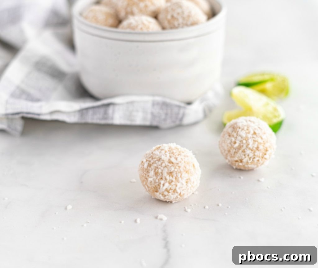 Refreshing Keto Key Lime Fat Bombs 6 Keto Key Lime Fat Bombs stored neatly in an airtight container within the refrigerator, indicating proper storage.