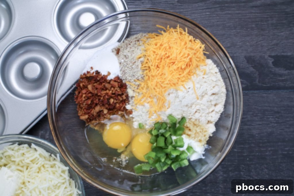 Mixing Dry Ingredients for Keto Bagel Dough