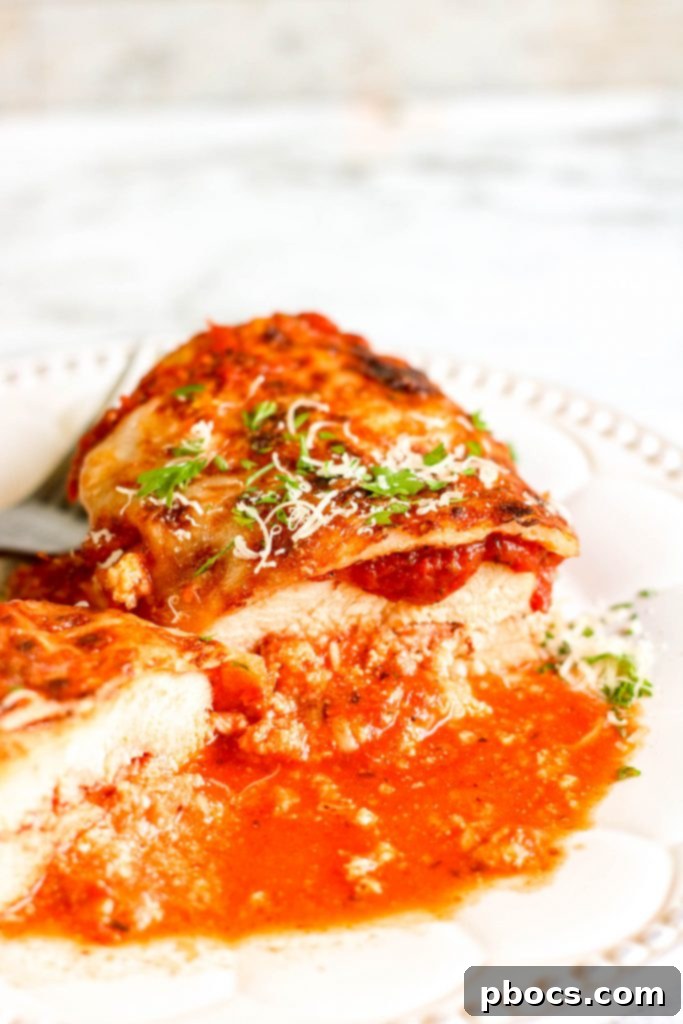 Keto Lasagna Stuffed Chicken Recipe