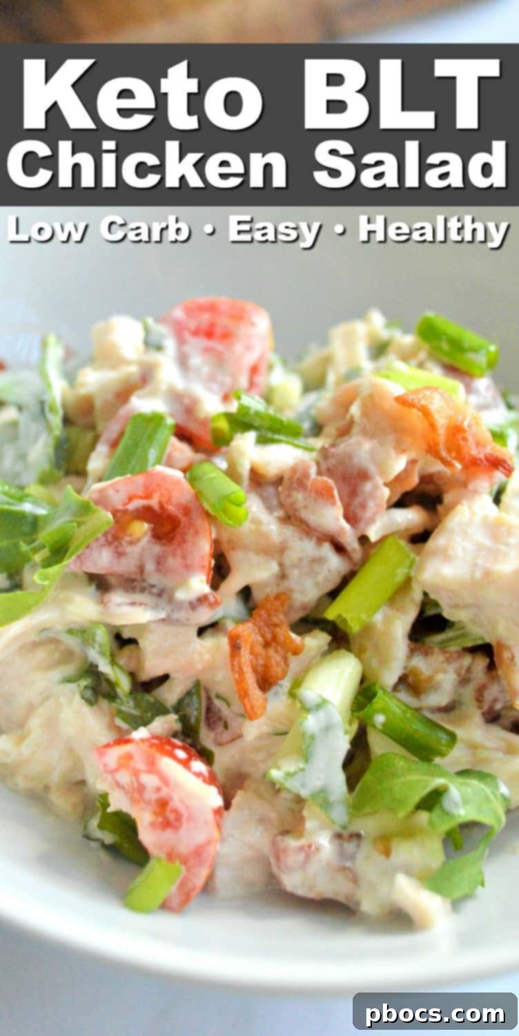 Keto BLT Chicken Salad Recipe