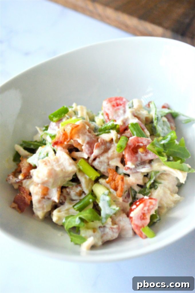 Keto BLT Chicken Salad Recipe