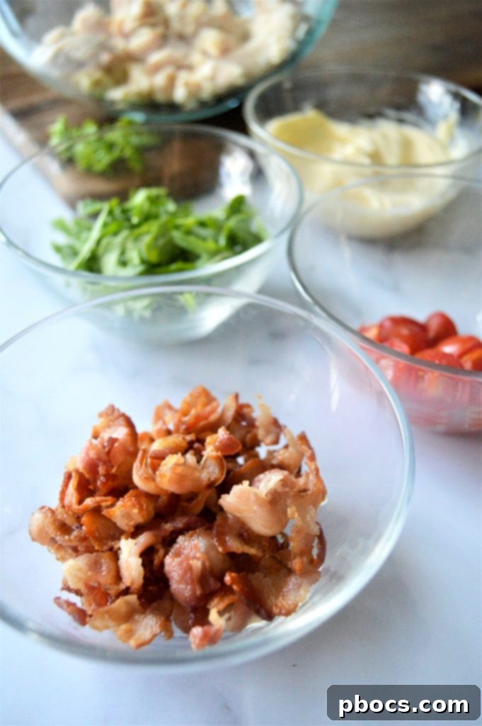 Keto BLT Chicken Salad Recipe