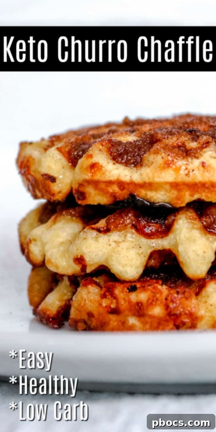 Perfect Keto Churro Chaffles 13 Pin Keto Churro Chaffle Recipe for later