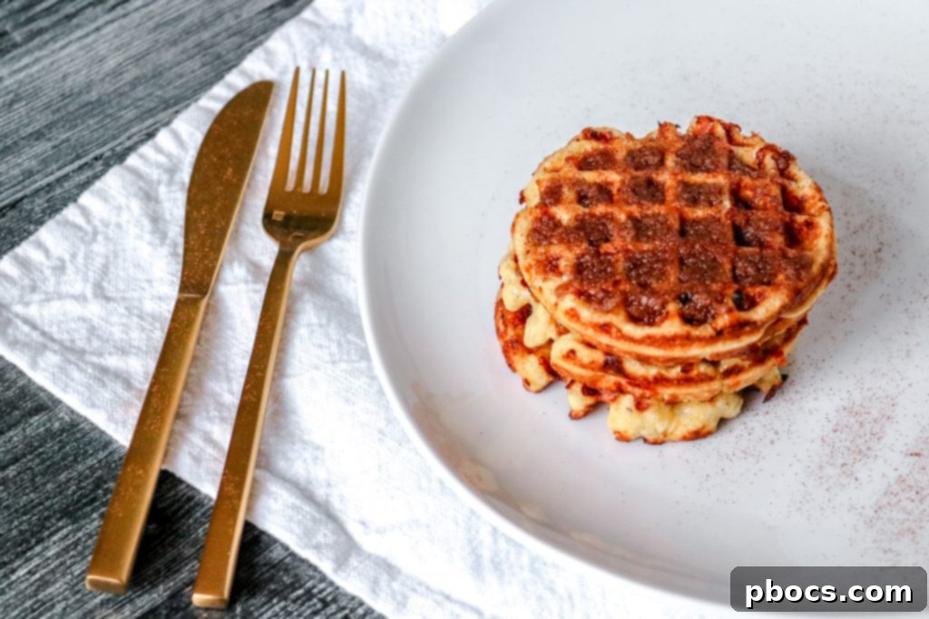 Perfect Keto Churro Chaffles 3 Delicious and Easy Keto Churro Chaffle Recipe