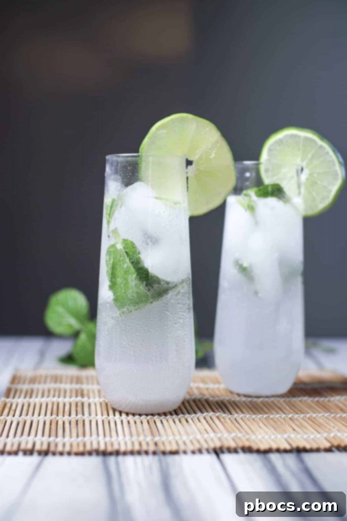 Keto Mojito Drink Recipe