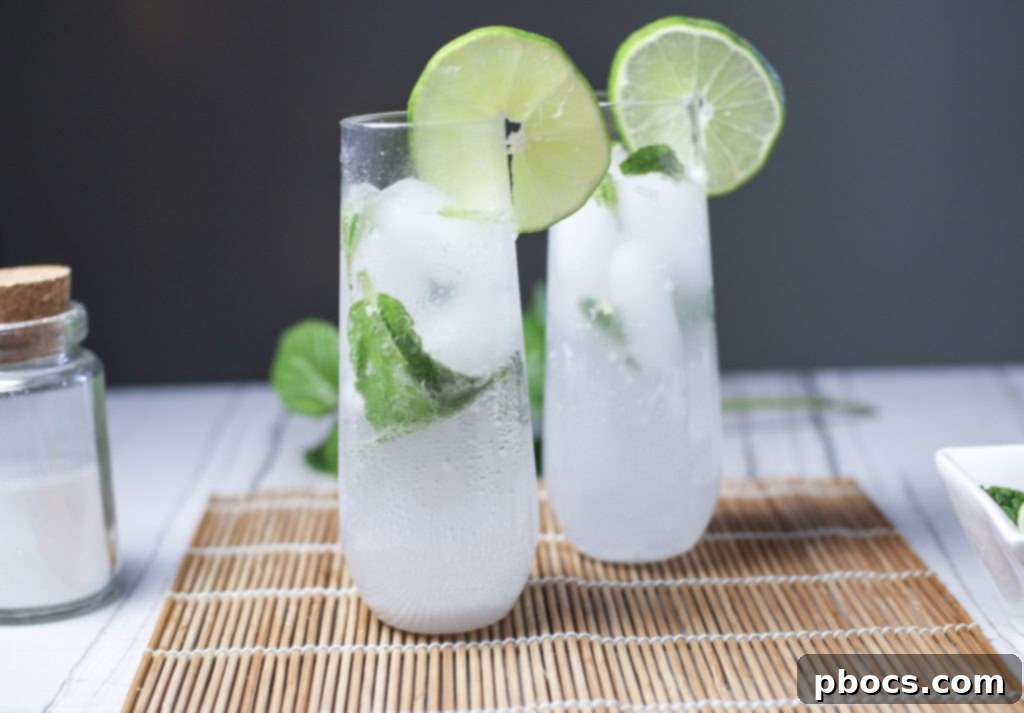 Keto Mojito Drink Recipe