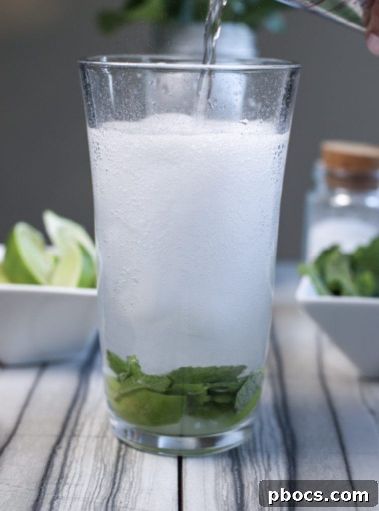 Keto Mojito Drink Recipe