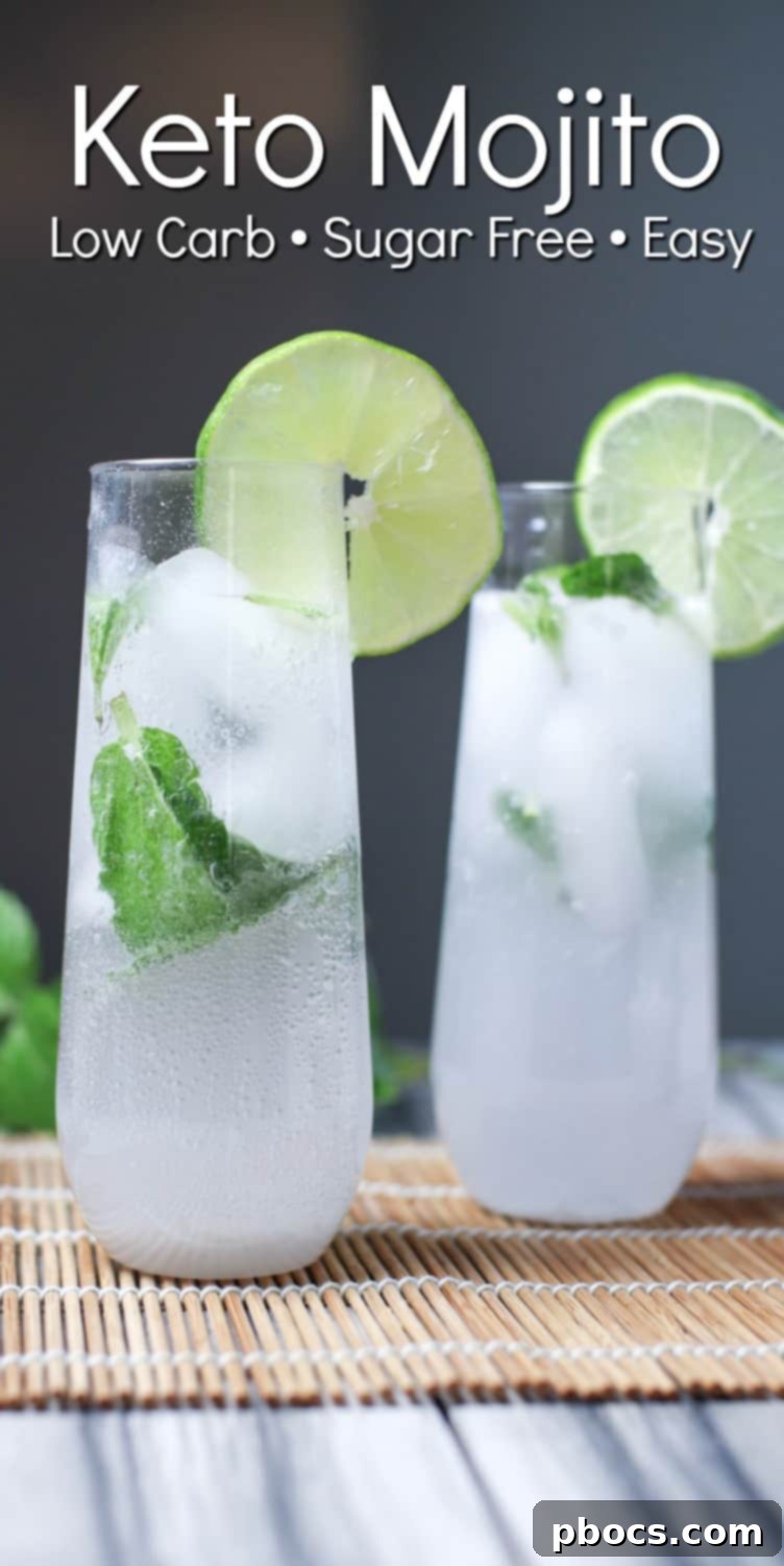 Keto Mojito Drink Recipe