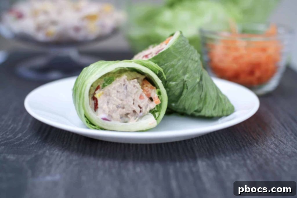 Tuna Salad Lettuce Wraps Recipe Tuna Salad Lettuce Wraps Recipe