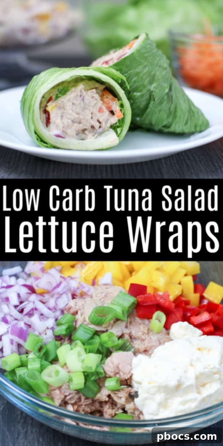Crisp Tuna Lettuce Wraps 3 Tuna Salad Lettuce Wraps Recipe