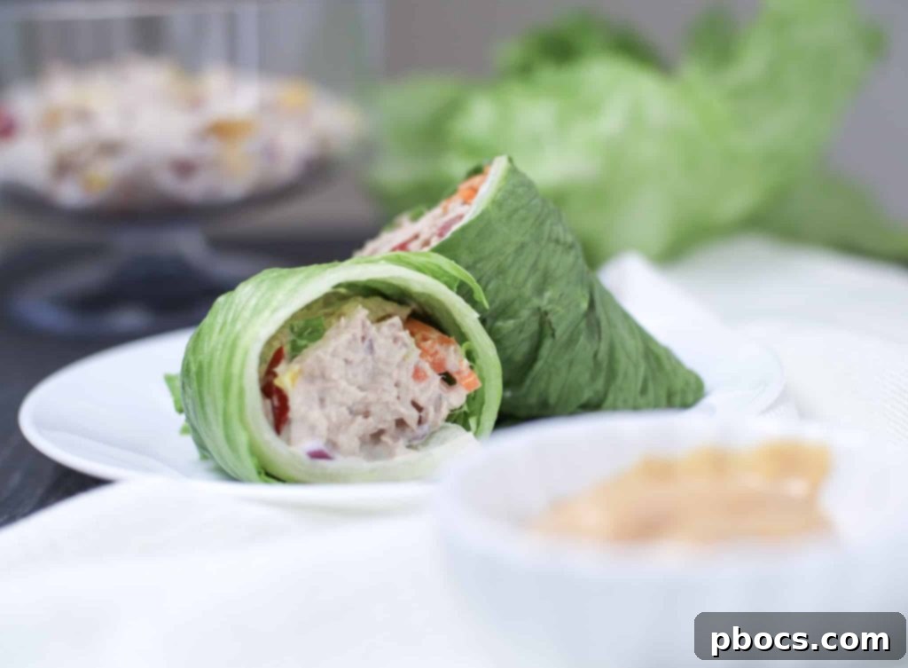 Tuna Salad Lettuce Wraps Recipe Tuna Salad Lettuce Wraps Recipe