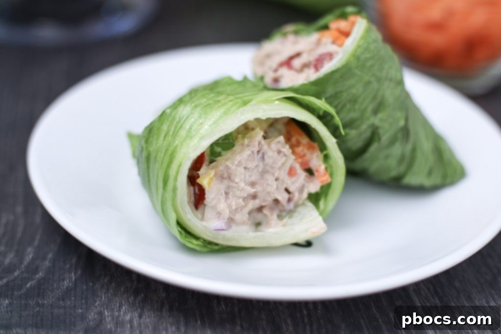 Tuna Salad Lettuce Wraps Recipe Tuna Salad Lettuce Wraps Recipe