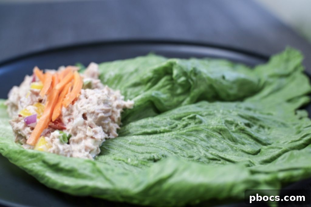 Tuna Salad Lettuce Wraps Recipe img 18400 7
