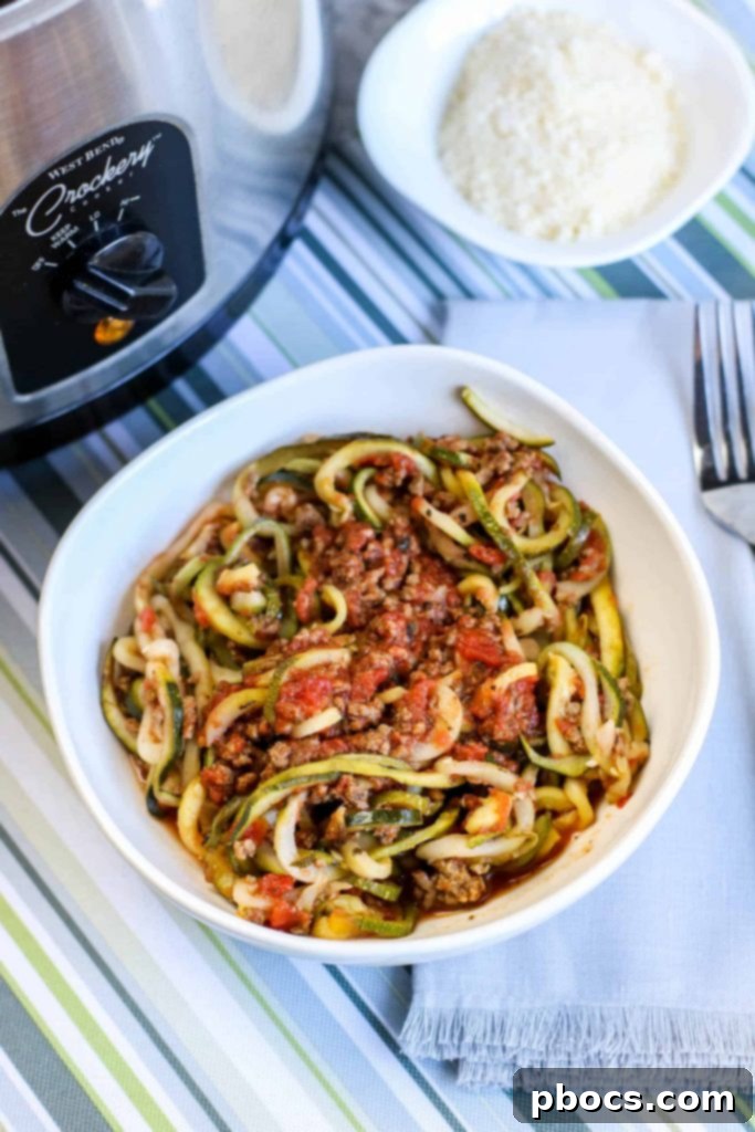 Low Carb Spaghetti Zoodles