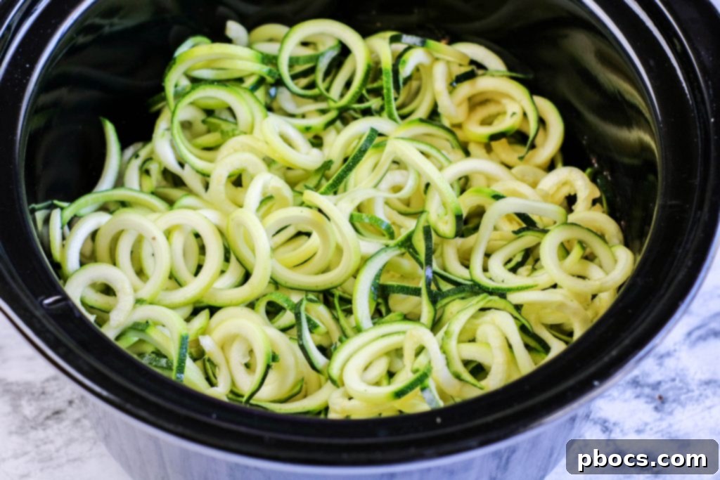 Step 4: Cooking Zoodles