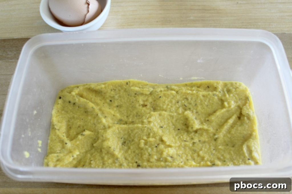 Easy Keto Grilled Cheese Recipe - Pouring Batter into Dish