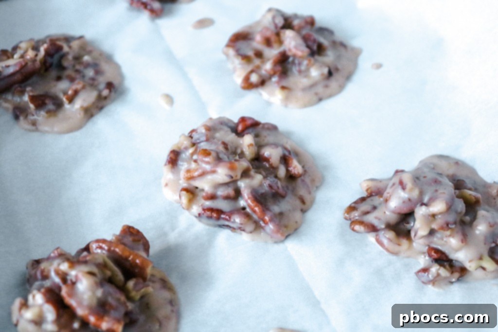 Freeze keto caramel pecan cookies to set