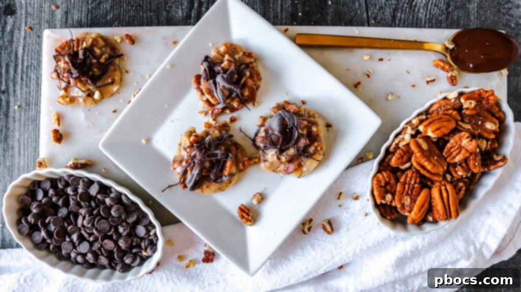 No-Bake Keto Caramel Pecan Cookies - Easy and Delicious