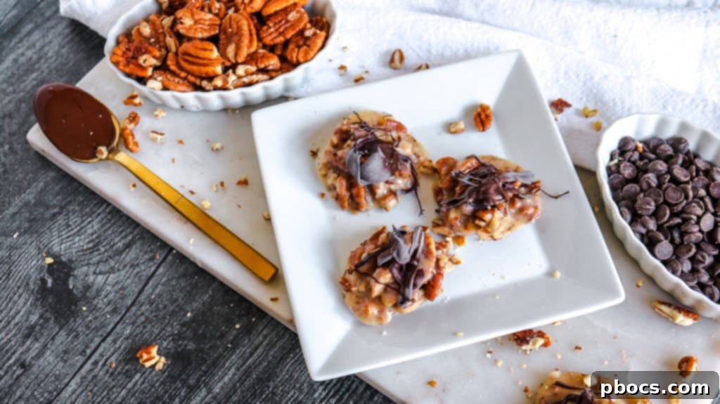 Keto Caramel Pecan Cookies for Holidays