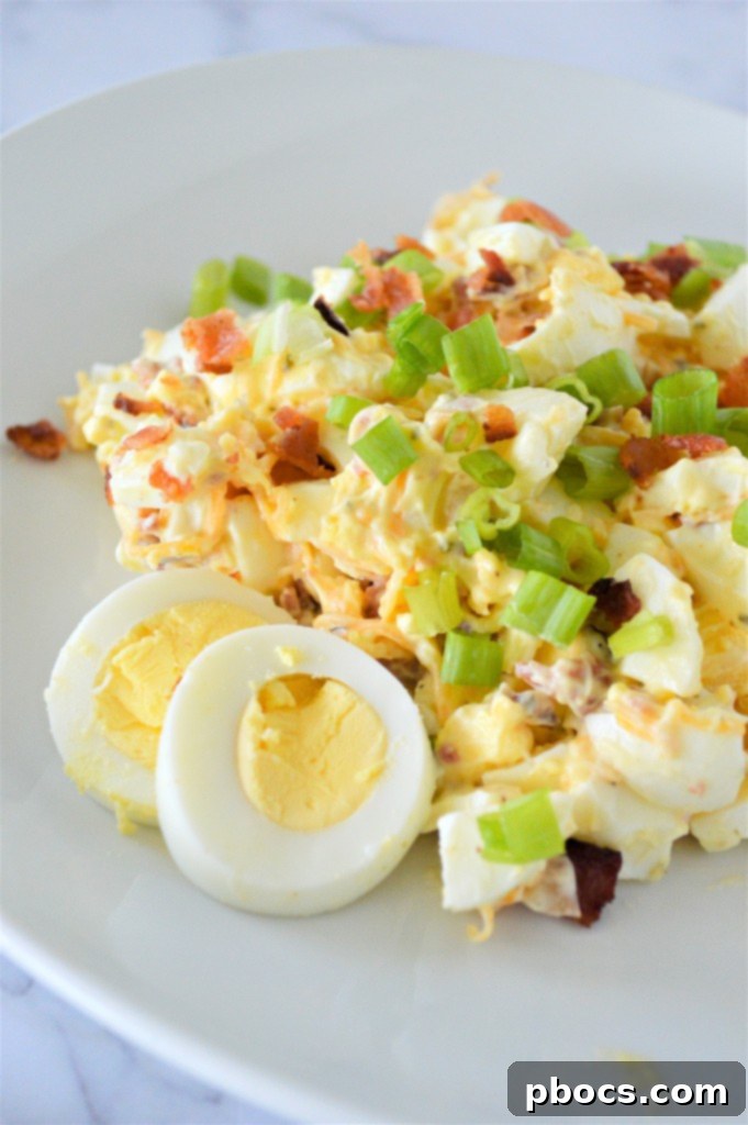 Bacon Ranch Egg Salad Recipe